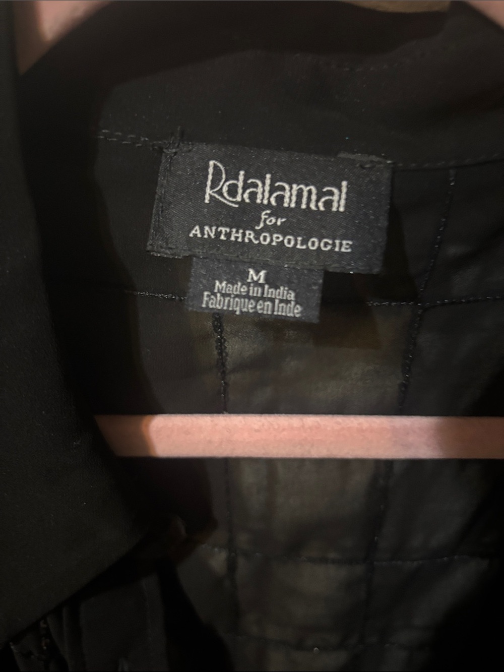 Adrianna Papell Black Sheer Mini Dress Cover-Up - Picture 3 of 3